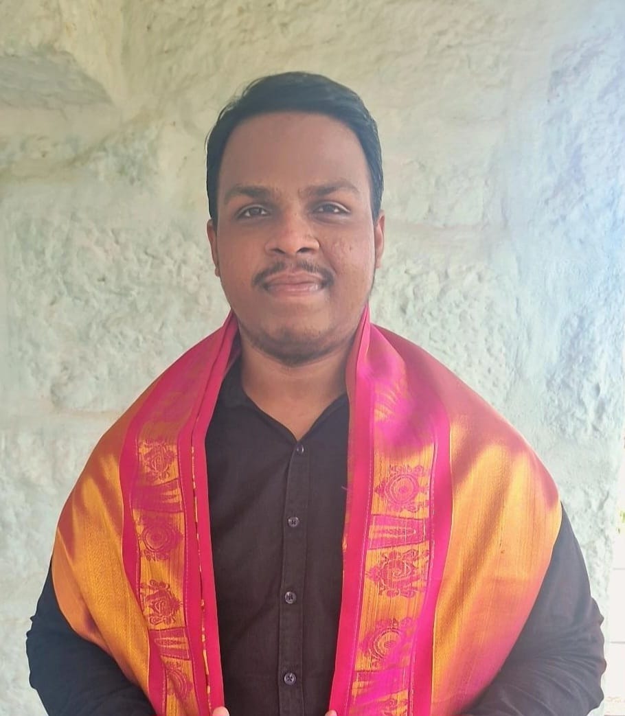 Portrait of T. Ushodhar Raju, Treasurer of Srinivasa Trust